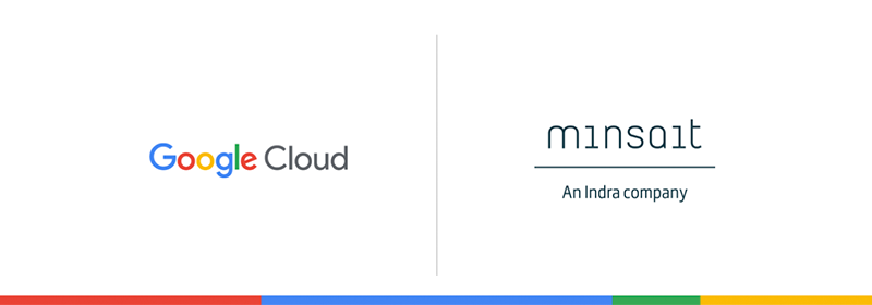 Logos Google Cloud y Minsait