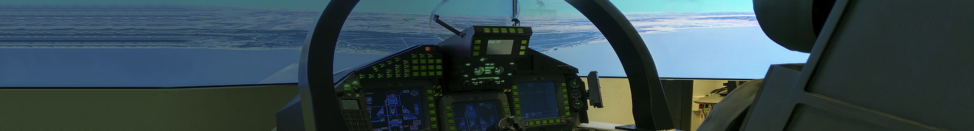 El mejor simulador de vuelo disponible se usa en el ámbito militar
